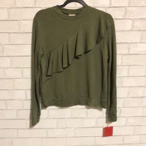 NWT Mossimo Supply Co. Olive Green Sweatshirt